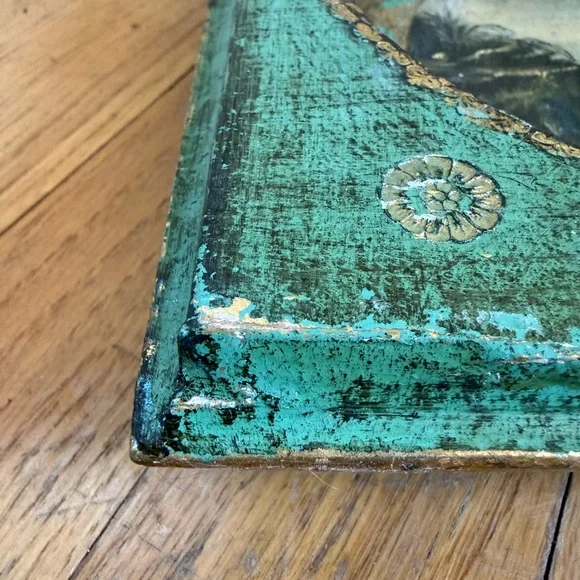 Antique Florentine Wall Picture Frame - Picture 11 of 12